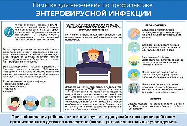 Профилактика энтеровирусной инфекции